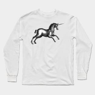 Vintage Mythical Unicorn Long Sleeve T-Shirt